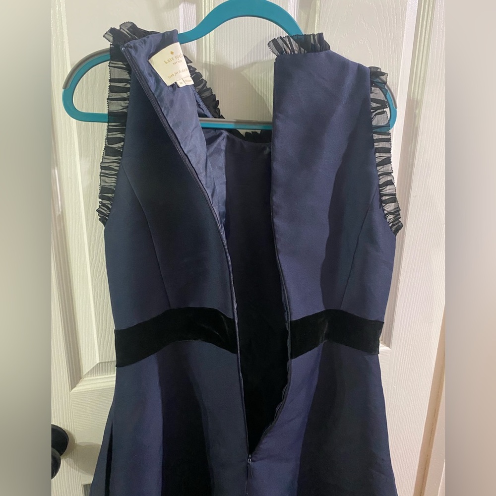 Kate Spade Blue Fit and Flare Dress - Picture 10 of 11